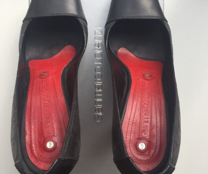 Туфли gianmarco lorenzi италия 39 размер кожа черные платформа 1см каблук 10 шпилька женские кожаные
