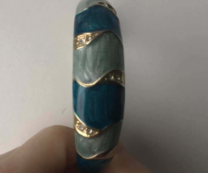 Браслет на руку стразы сваровски swarovski кристаллы голубой синий бижутерия украшения на руку аксес