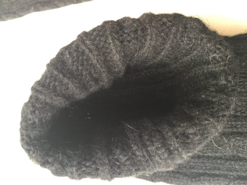 Перчатки длинные шерсть чёрные митенки вязаные женские зима аксессуары высокие м 44 46 42 48 40 s l